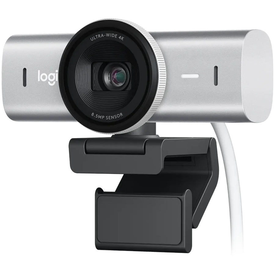 LOGITECH MX Brio 4K Ultra HD Webcam - PALE GREY - 2.4GHZ - EMEA28-935 - B2C "960-001554" (timbru verde 0.18 lei)
