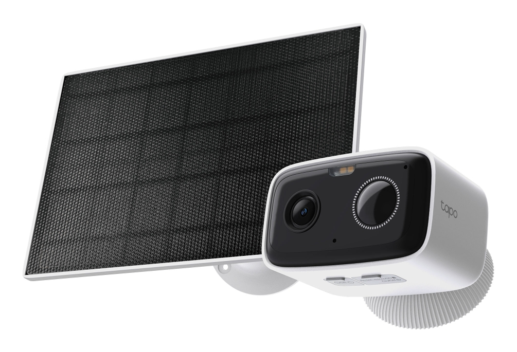 CAMERA IP Exterior TP-LINK, panou solar inclus, acumulator integrat 5200mAh pana la 180 zile autonomie, IP66, dist. IR 15 m, tip lentila fixa 3.16 mm, 2 Mpx, wireless 2.4Ghz, mic, plastic, slot SD card, "Tapo C400 KIT" (timbru verde 0.8 lei)