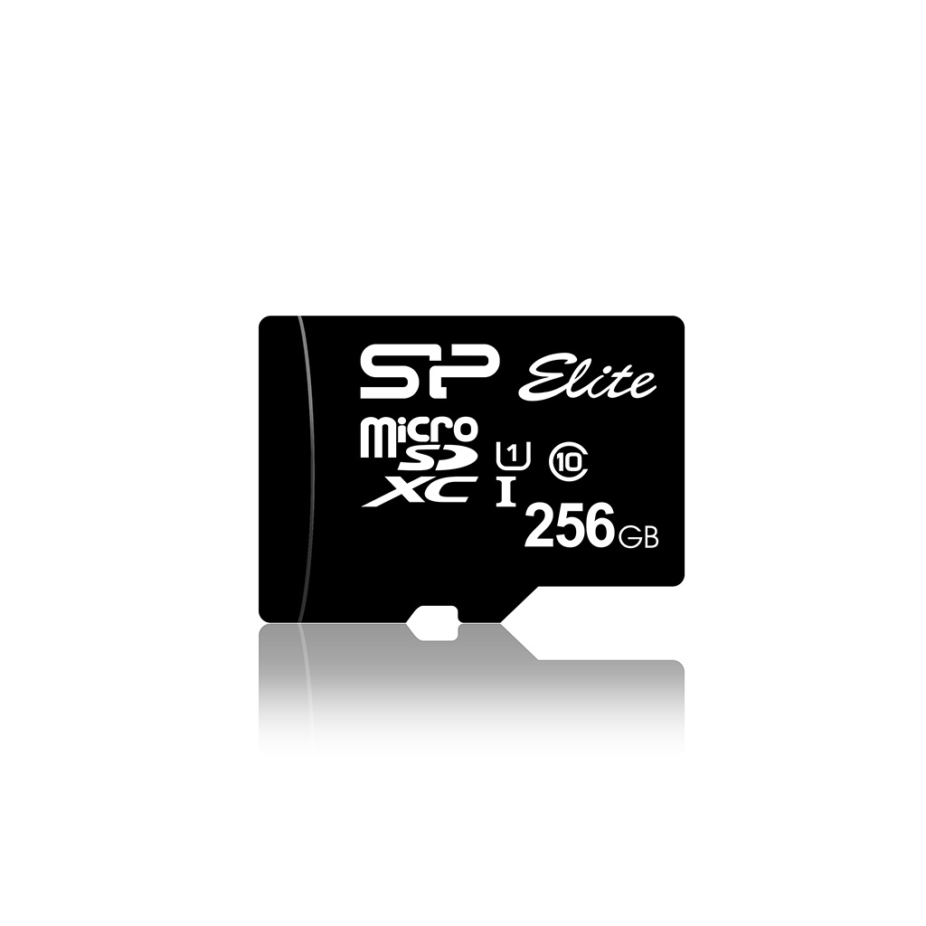 CARD DE MEMORIE MicroSDXC SP ELITE 256GB CL10 "SP256GBSTXBU1V10SP" (timbru verde 0.03 lei)