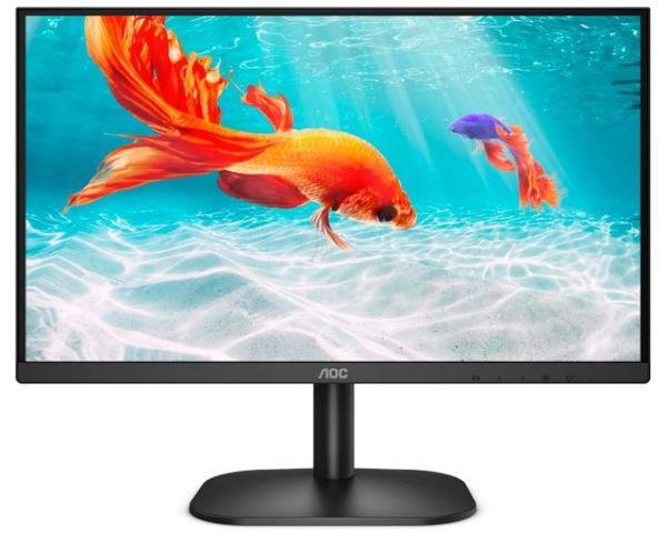 MONITOR AOC 21.5 inch, home | office, VA, Full HD (1920 x 1080), Wide, 250 cd/mp, 4 ms, HDMI | VGA, "22B2AM" (timbru verde 7 lei)
