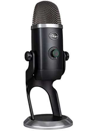 LOGITECH Yeti X Professional USB Microphone for Gaming Streaming and Podcasting - BLACKOUT, "988-000244" (timbru verde 0.18 lei)