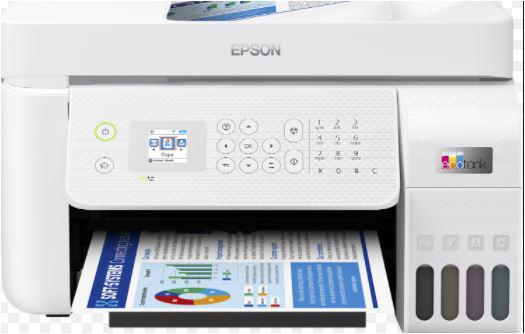 Multifunctional Inkjet CISS Color Epson L5296,A4,Functii:Impr|Scan|Cop|Fax,Vit Print Mono:33 ppm,Vit Print color:15 ppm,Conectiv:USB|Retea|WiFi,Duplex:nu,ADF:ADF, "C11CJ65404" (timbru verde 10 lei)