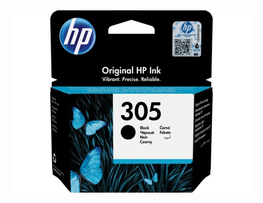 Cartus Cerneala Original HP Black, nr.305, pentru DeskJet 2320|2710|2720|2721|2723|4120|4122|4130 , 0.12K, (timbru verde 0.15 lei), "3YM61Ae"