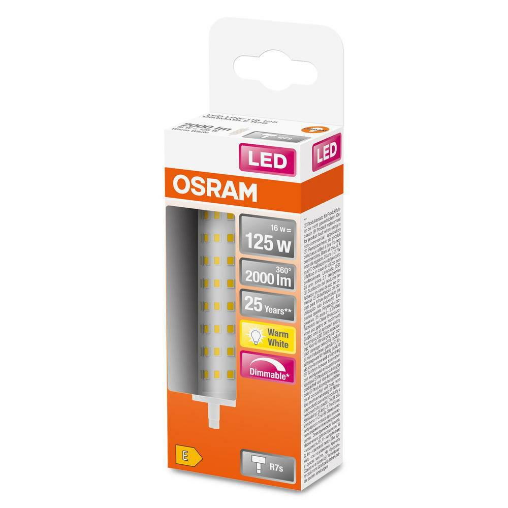 LEDLI118125D 16W/827 230V R7S FS1 OSRAM "000004058075432550" (timbru verde 0.45 lei)