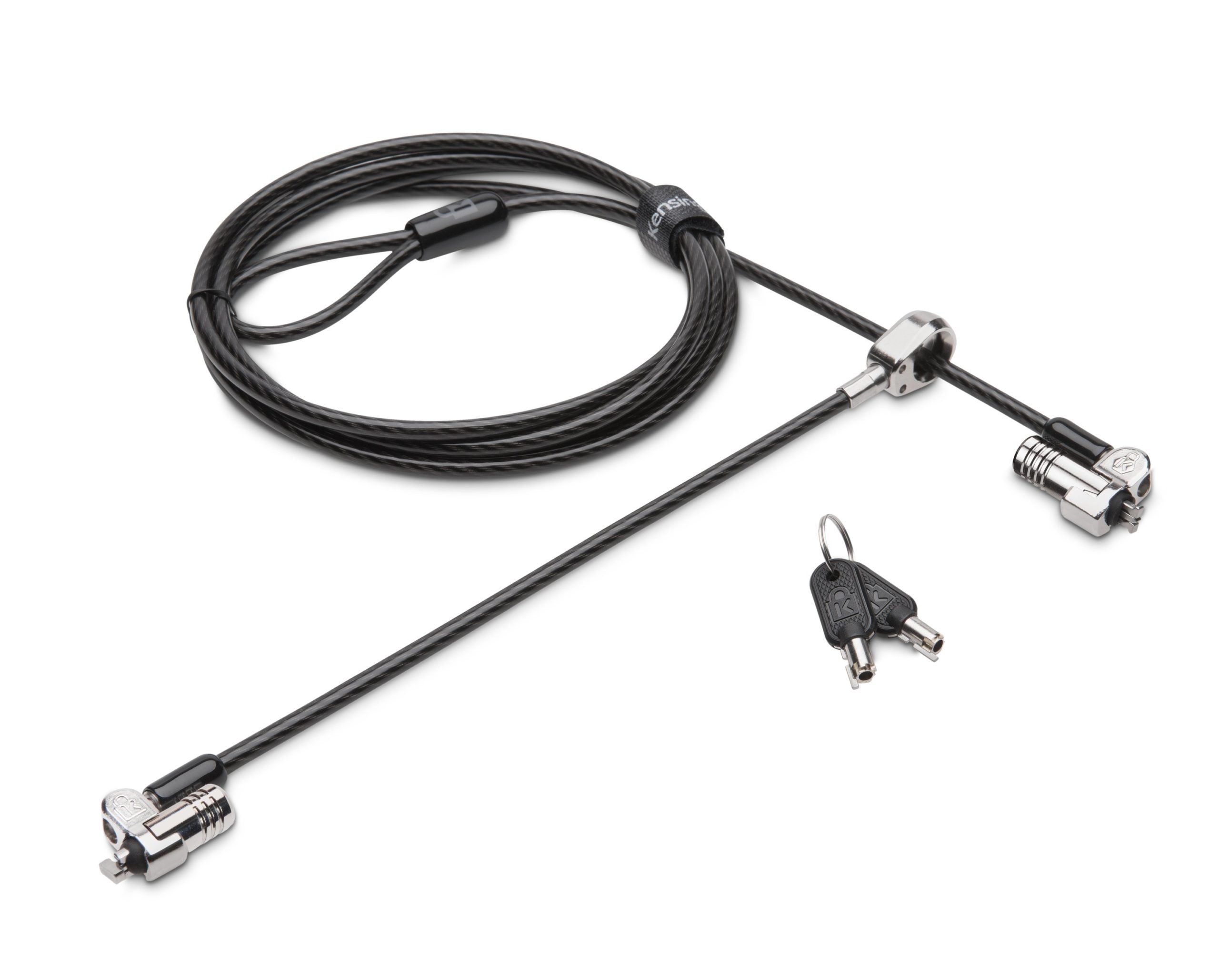 CABLU securitate KENSINGTON pt. notebook slot Nano,cheie standard,conectare directa,1.8m,cablu otel carbon,5mm,permite pivotare si rotire,blocare dubla, "NanoSaver" "K64448WW" (timbru verde 0.18 lei)