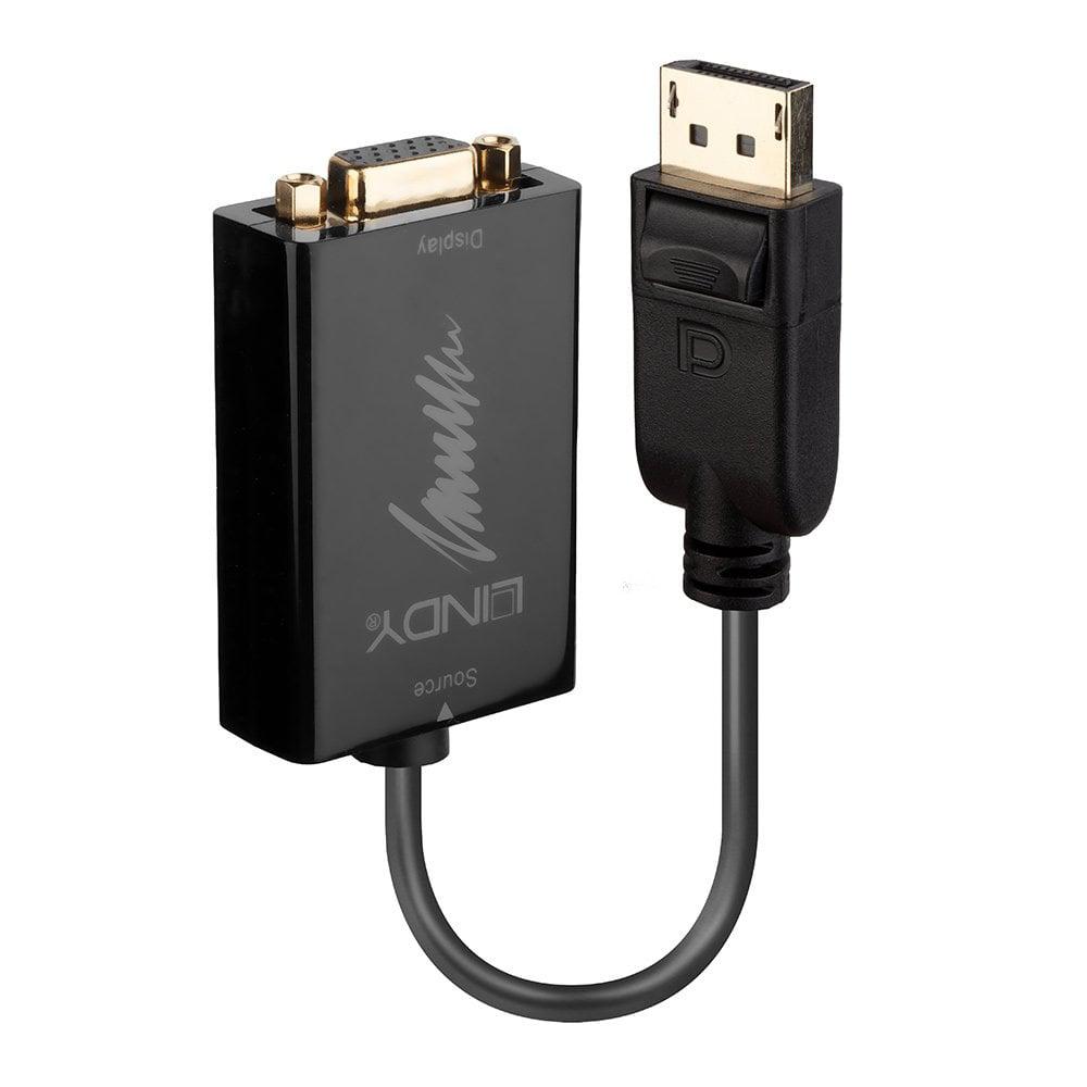 Adaptor Activ Lindy DisplayPort to VGA, "LY-41006" (timbru verde 0.08 lei)