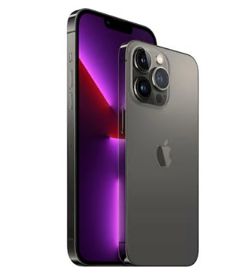 SMARTphone Apple, "iPhone 13 PRO MAX" ecran 6.7 inch, dual sim, rez. camera 12 Mpix, memorie interna 128 GB, 5G, iOS, acumulator 4352 mAh, negru, "MLL63__A" (timbru verde 0.45 lei)