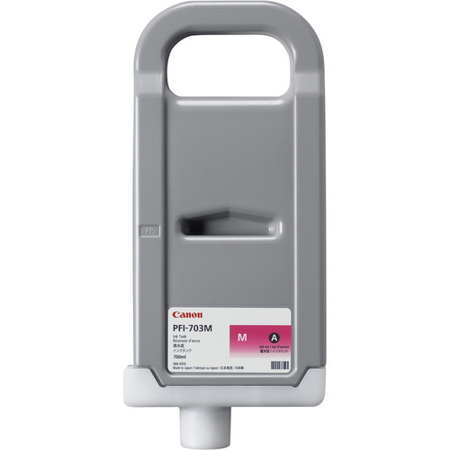 Cartus Cerneala Original Canon Magenta, PFI-703M, pentru IPF 810|IPF 815|IPF 820|IPF 825, 700ml, (timbru verde 1.2 lei),NOPP, "2965B001AA"