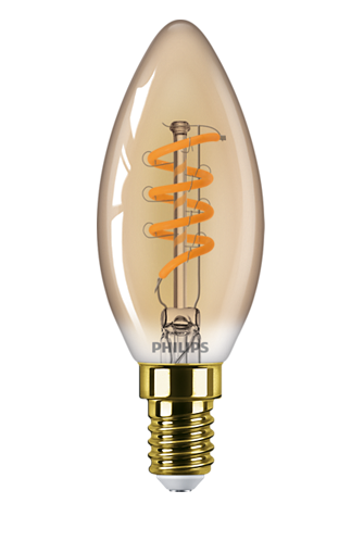 bec LED Philips, soclu E14, putere 2.5 W, forma lumanare, lumina alb calda, alimentare 220 - 240 V, "000008719514315976" (timbru verde 0.45 lei)