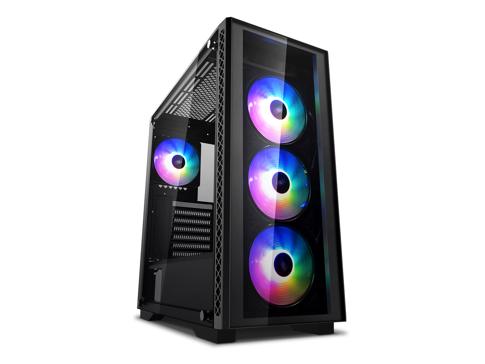 CARCASA DEEPCOOL MATREXX 50 ADD-RGB 4F, Middle Tower E-ATX, fara sursa, sticla securizata, 4xfan, USB 2.0x2, USB 3.0x1, Jack 3.5mmx2, mesh, add RGB "DP-ATX-MATREXX50-AR-4F-NE" (timbru verde 0.32 lei)