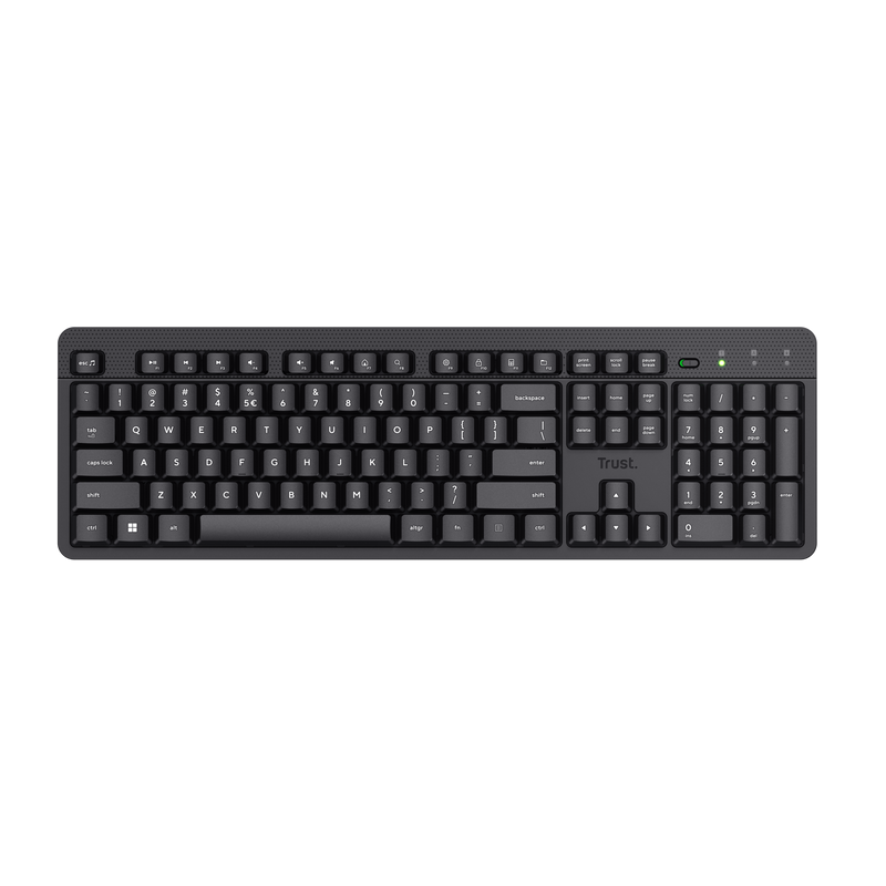 Tastatura Trust Ody II Wireless, negru "TR-25011" (timbru verde 0.8 lei)