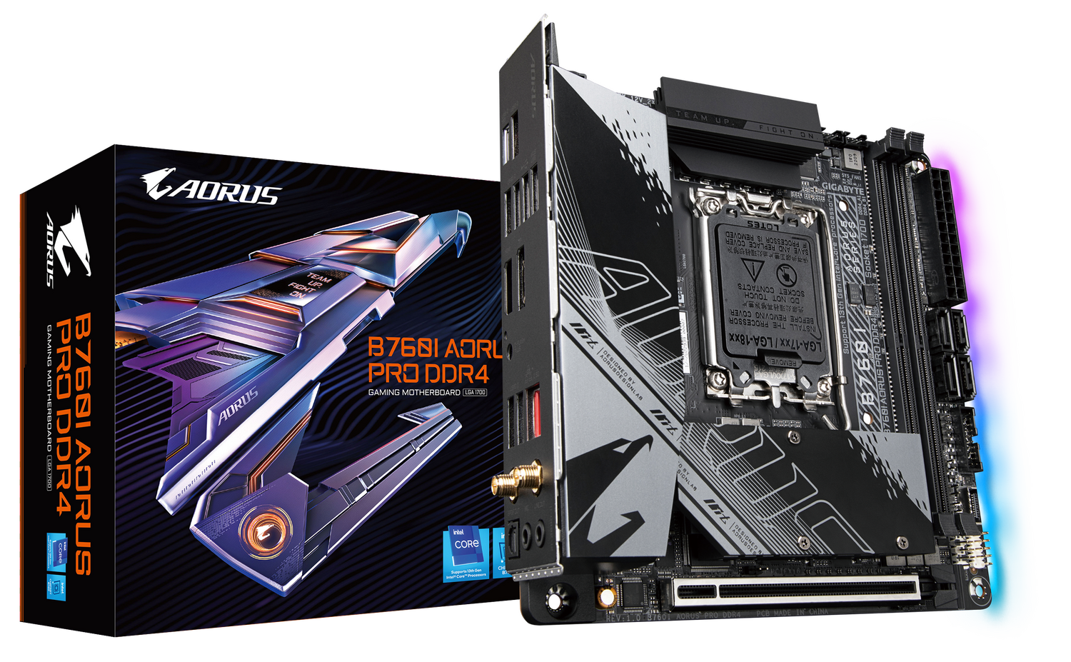 Placa de baza GIGABYTE B760I AORUS PRO DDR4-(RSG)"B760I AORUS PRO DDR4-(RSG)" - imagine 5