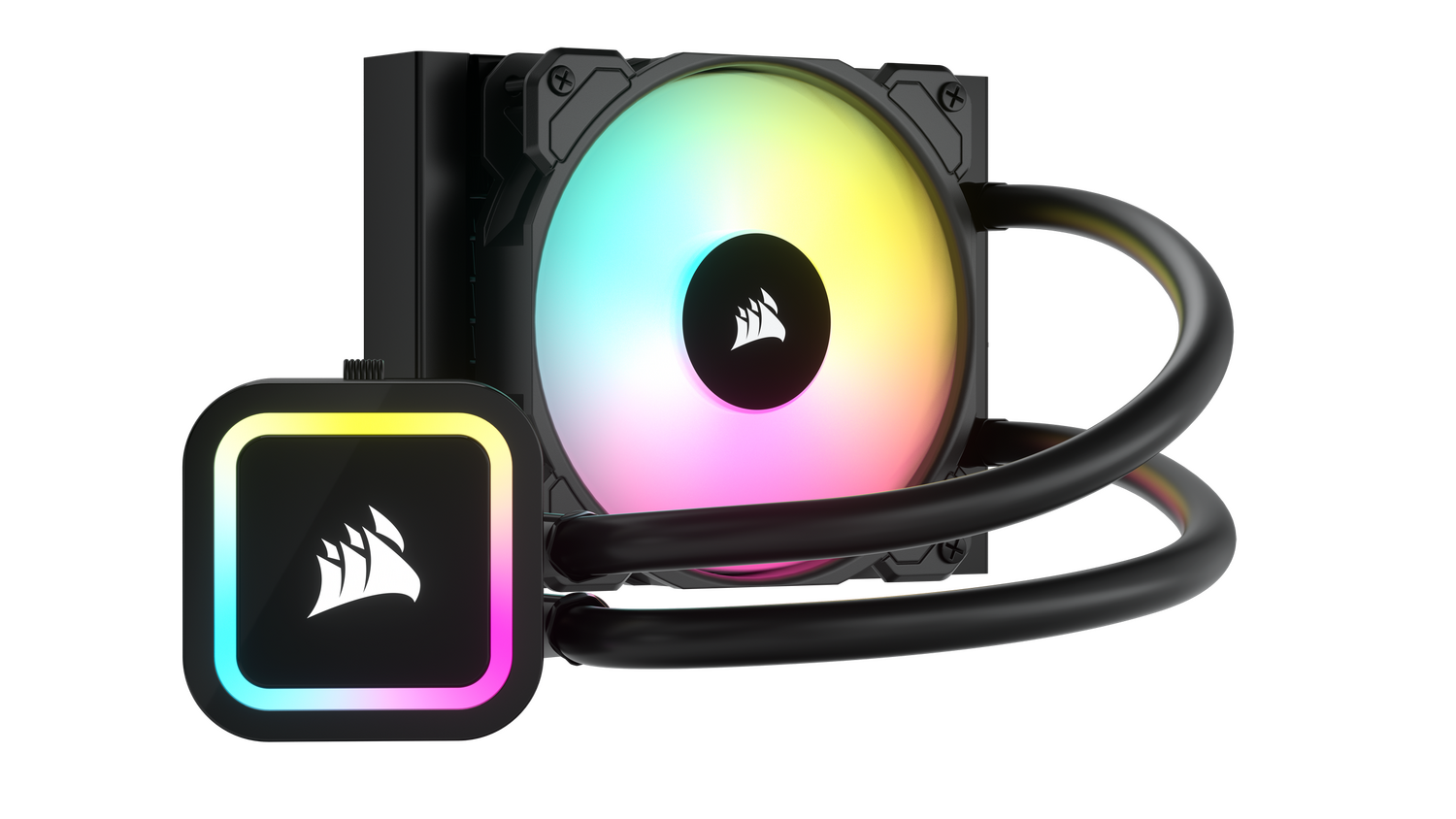 Cooler Corsair "iCUE H60x RGB ELITE ", skt universal, racire cu lichid, ventilator 120 mm, 1500 rpm, iluminat RGB, "CW-9060064-WW2" (timbru verde 2.00 lei)