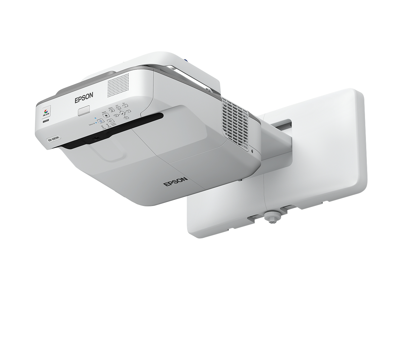 Proiector EPSON Epson EB-685W,WXGA,1280 x 800, 16:10,HD ready,3500 lumeni,USB 2.0,USB 2.0 Type B,RS-232C HDMI in (3x),Composite in,mini jack,Mic "V11H744040" (timbru verde 4 lei)