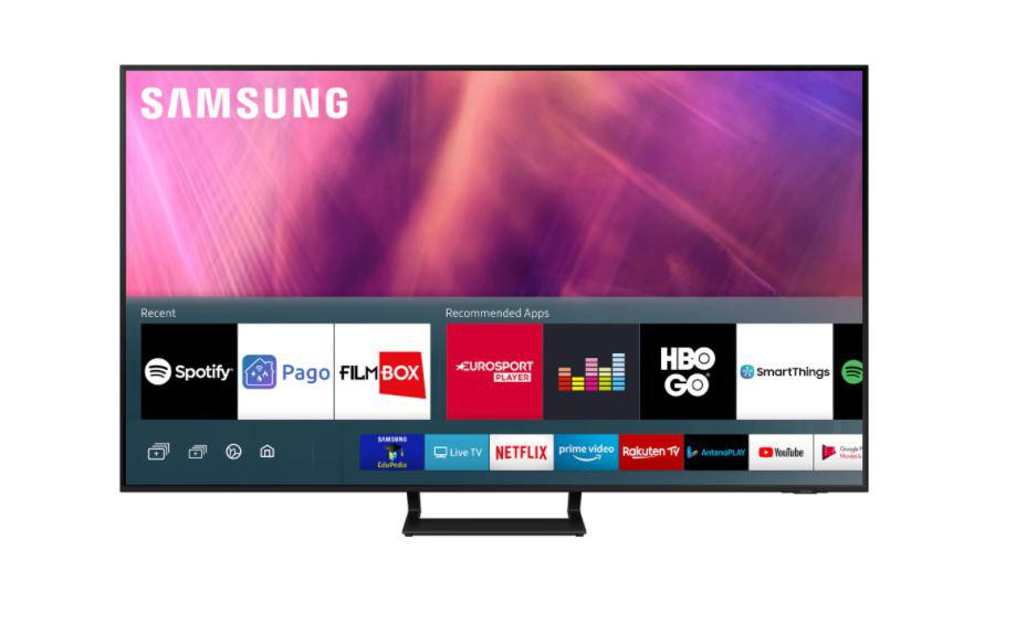 LED TV Samsung, 164 cm/ 65 inch, Smart TV | Internet TV, ecran plat, rezolutie 4K UHD 3840 x 2160, boxe 20 W, "UE65AU9072UXXH" (timbru verde 15 lei)