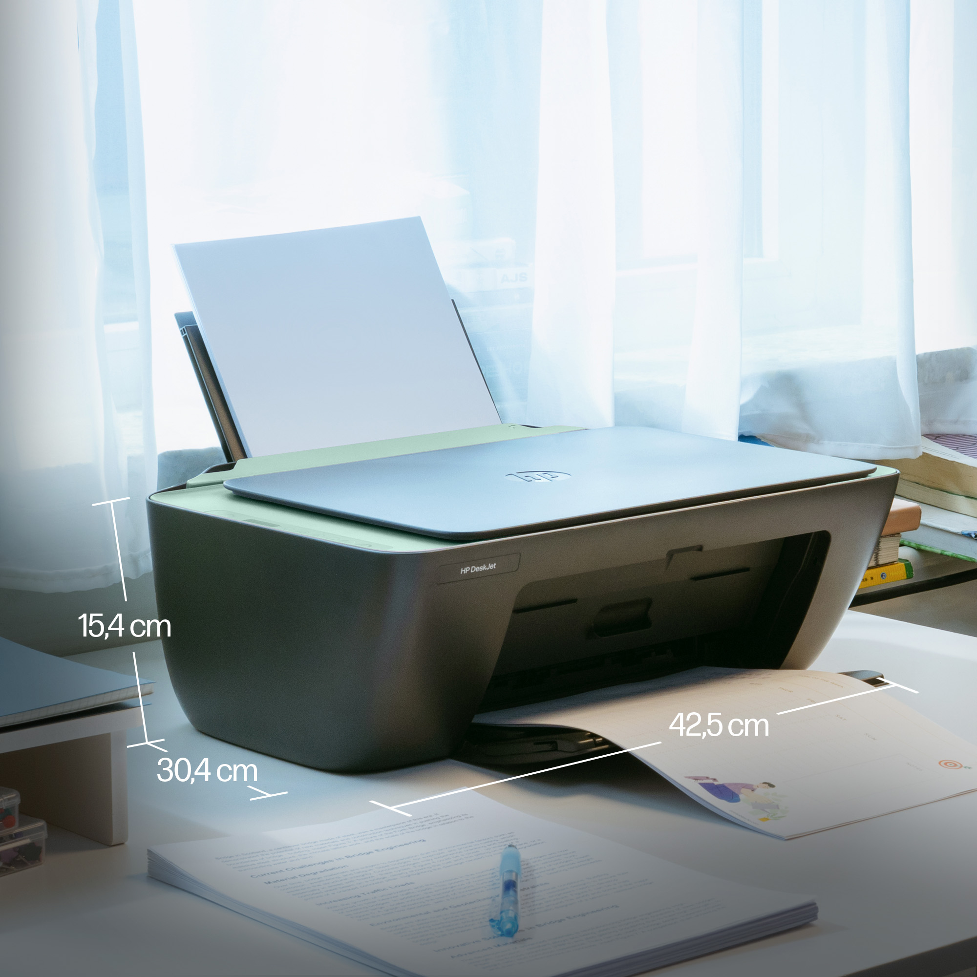 Multifunctional InkJet Color HP, DESKJET 2923, A4, Functii: Impr.|Scan.|Cop., Vit.Print. 7.5ppm, Conectivitate:USB|WIFI, Black, , Duplex:Nu, ADF:Nu(incl.TV 8lei) "89F99B" - imagine 5