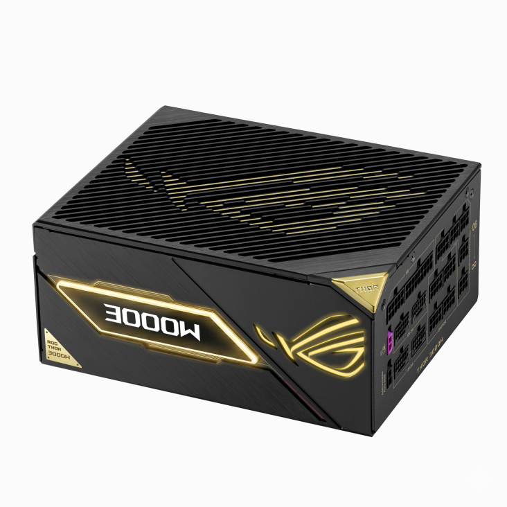 Sursa Asus ROG Thor 3000W Titanium III Edition 20 (ROG Equalizer), 3000W, ATX 3.1, PCIe 5.1, 80 PLUS Titanium, Full Modulara, Negru 90YE00VA-B0NA00 "ROG-THOR-3000T3-GAMING- 20TH" (timbru verde 2 lei)