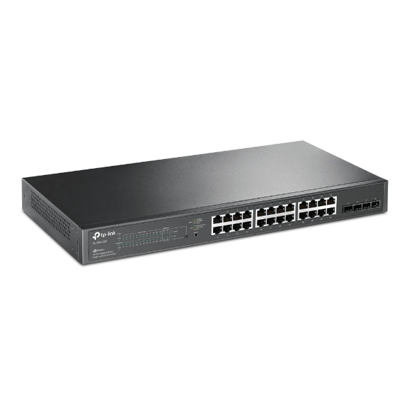 Switch TP-Link " TL-SG2428P " 24 Porturi Gigabit Smart POE+ 250W, 4 x SFP, "SG2428P" (timbru verde 2 lei)