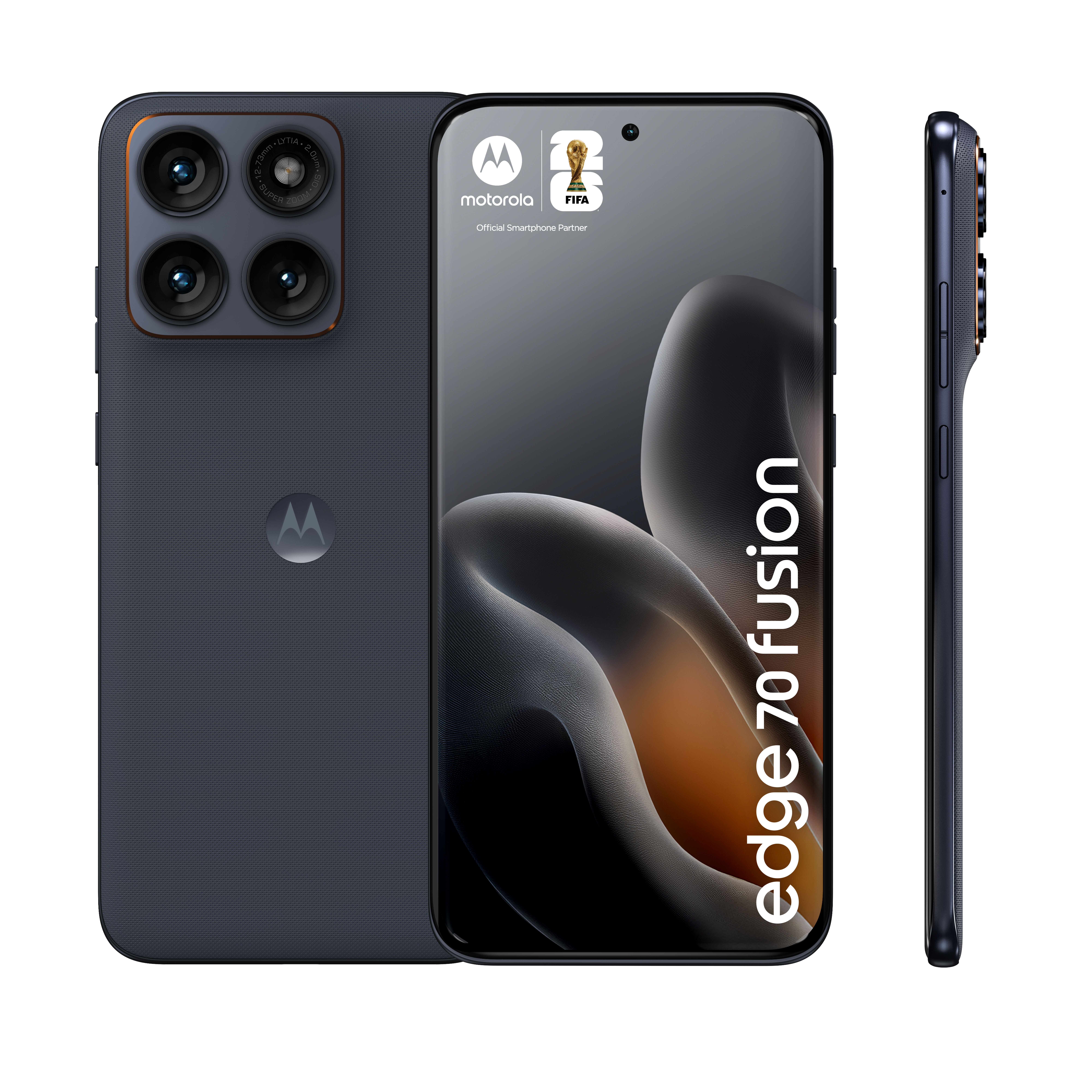 Smartphone edge 70 fusion 256GB 12GB RAM 5G Dual SIM Pantone Silhouette "PBBE0001PL" - imagine 2