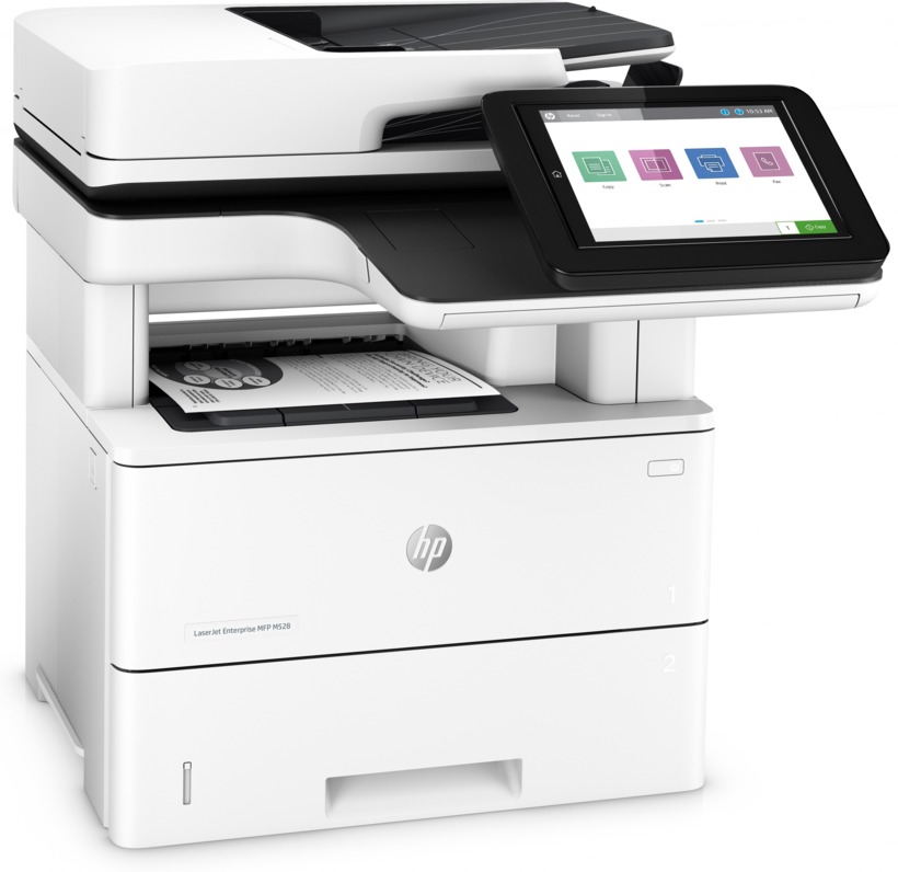 Multifunctional Laser Mono HP MFP M528f, A4, Functii: Impr.|Scan.|Cop.|Fax, Viteza de Printare Monocrom: 43ppm, Conectiv:USB|Ret, Duplex:Da, ADF:ADF(timbru verde 40 lei) "1PV65A"