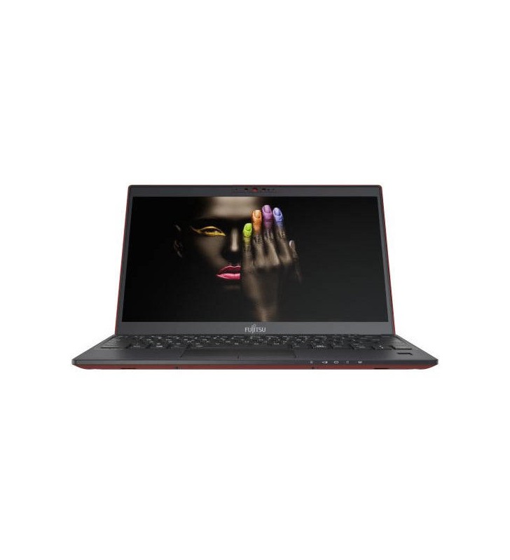 Lifebook U9310 red 13.3" FHD with IR Cam Intel i7-10610U 4C/1.8 GHz, 8GB,512 GB SSD M.2 NVMe SED WiFi6 ;BT5 4cell 50Wh TPM 2.0 Smart Card Slot No OS, "LKN:U9310M0003ROLI" ((timbru verde 3.5 lei)