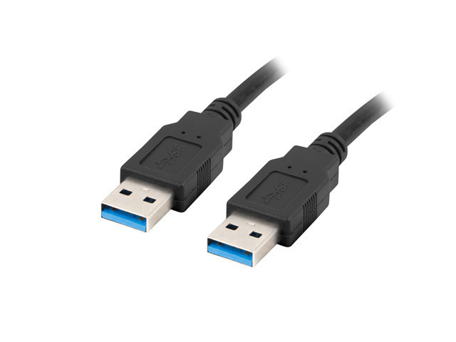 Cablu USB-A M/M 3.0 1 m negru "CA-USBA-30CU-0010-BK" (timbru verde 0.08 lei)