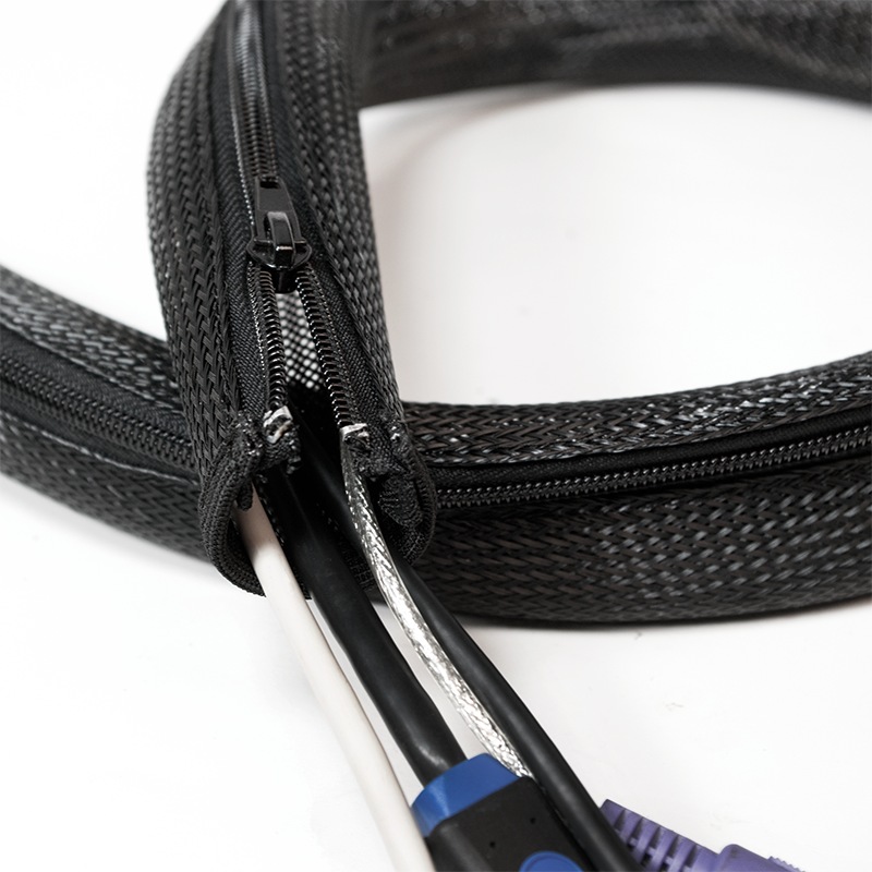 MANSON protectie cabluri LOGILINK, cu fermoar, diametru 20mm, 1m, negru, "KAB0046"