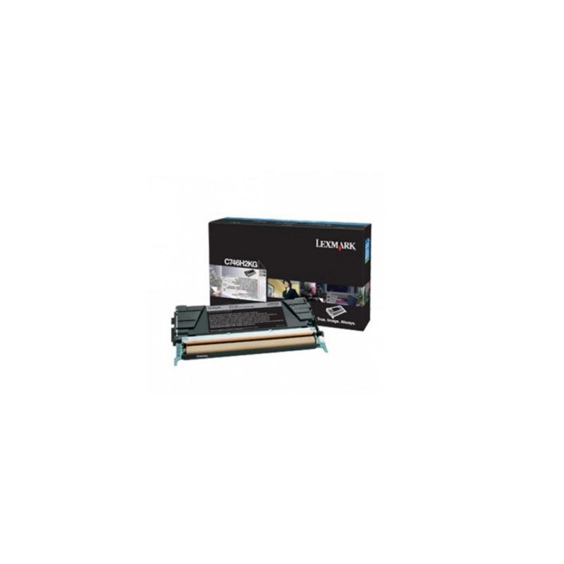 Toner Original Lexmark Black, C746H3KG, pentru C746|C748, 12K, (timbru verde 1.2 lei) , "C746H3KG"