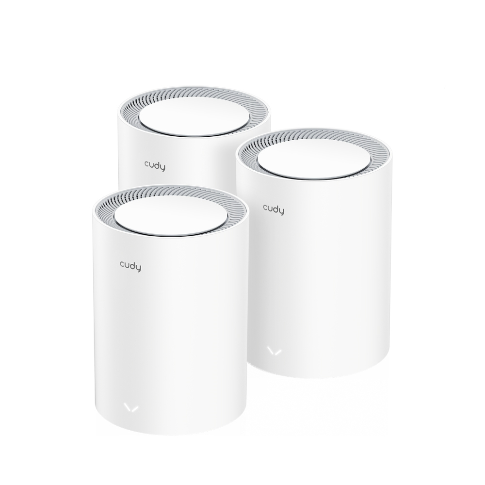 Cudy AX3000 Wi-Fi 6 Mesh 2.5G Solution 3-Pack, Dual-Band, White "M3000/3-PACKV2.0" (timbru verde 0.8 lei)