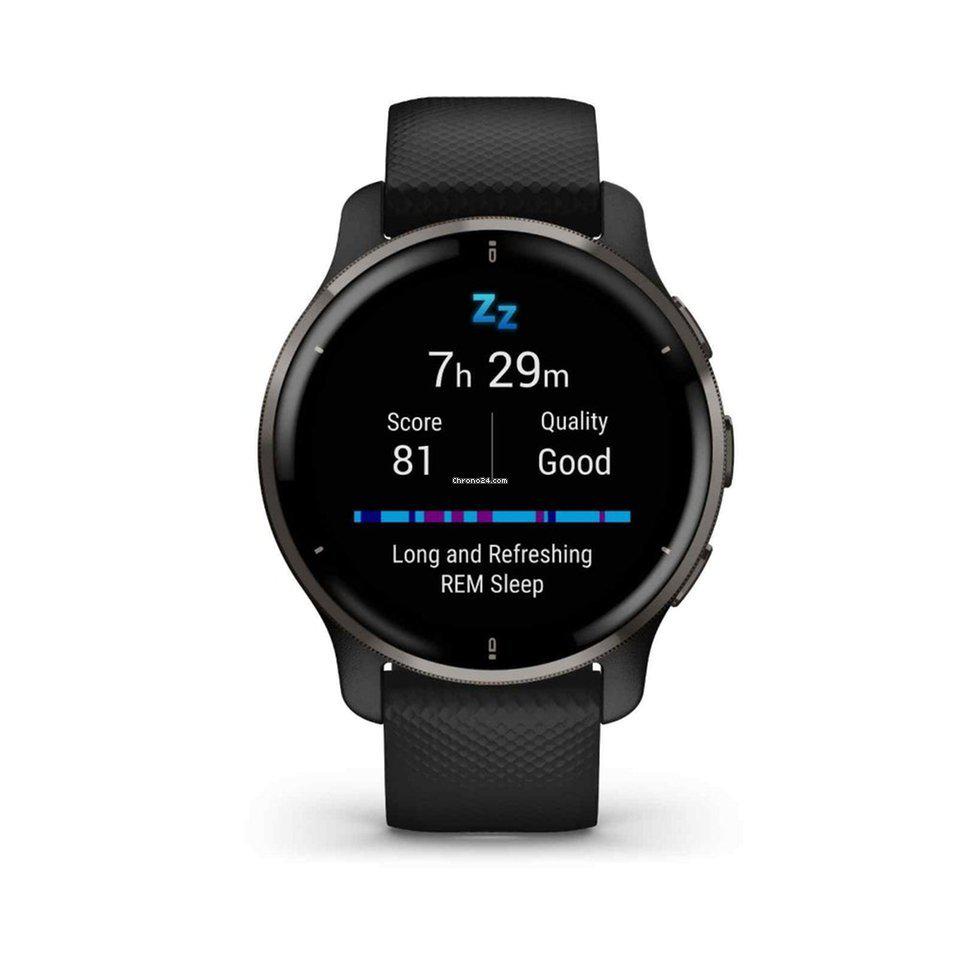 SMARTWATCH Garmin SmartWatch Venu 2+ SlateBlack GPS, "010-02496-11" (timbru verde 0.18 lei)