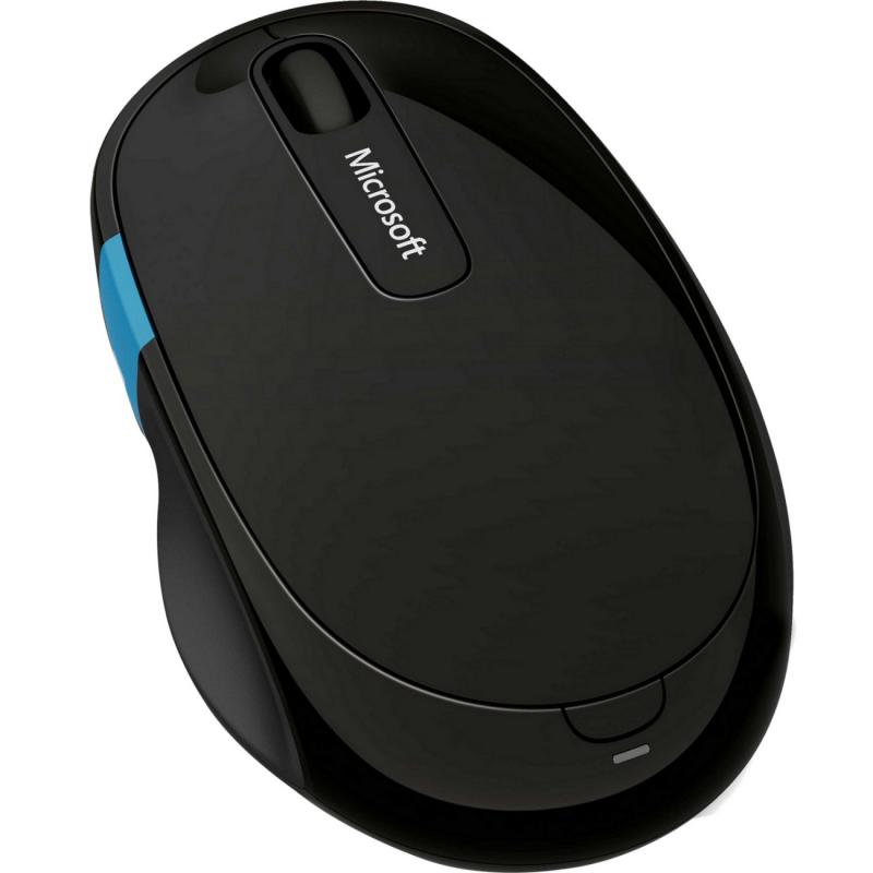 MOUSE MICROSOFT, "Sculpt Comfort", PC sau NB, wireless, Bluetooth, optic, 1000 dpi, butoane/scroll 4/1, , negru, "H3S-00001" (timbru verde 0.18 lei)