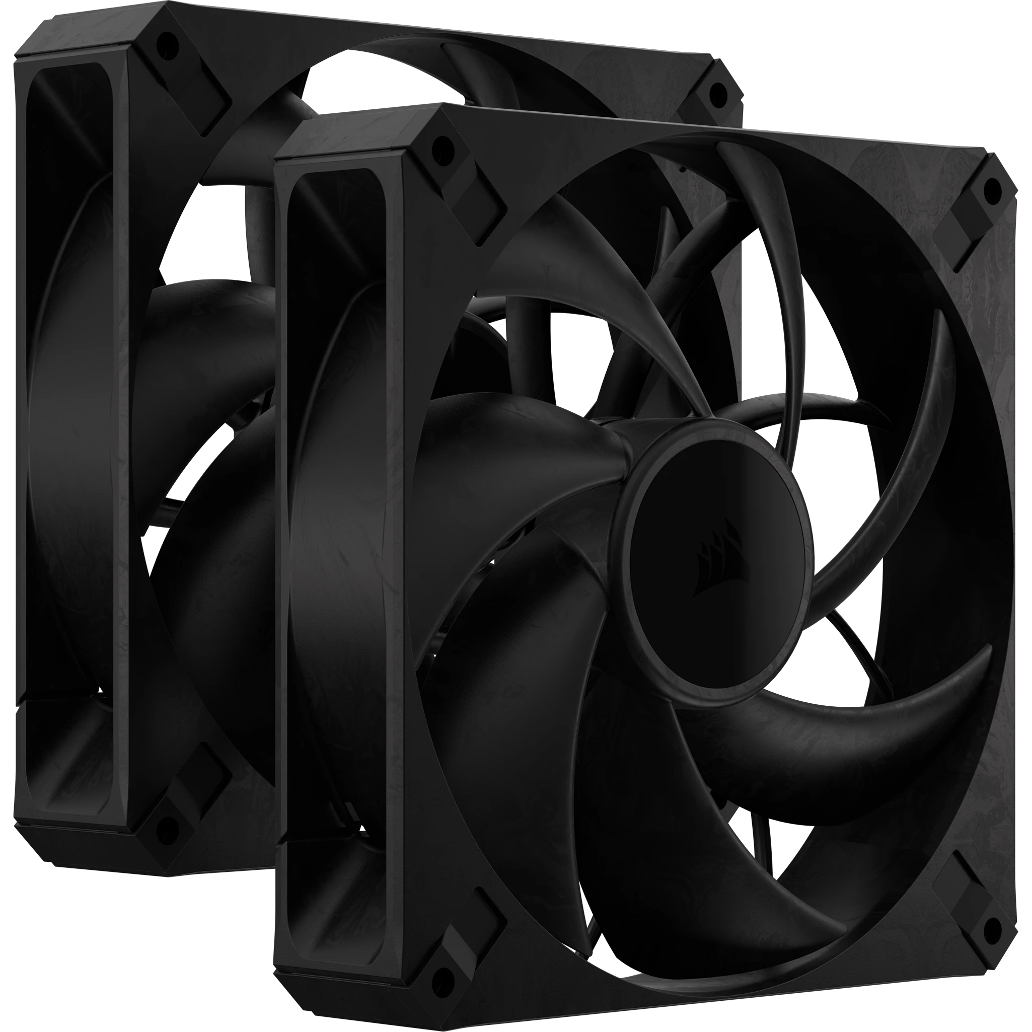 Ventilator Corsair RS140 MAX 140mm PWM, 1600 RPM, Dual Pack, Negru "CO-9050175-WW"