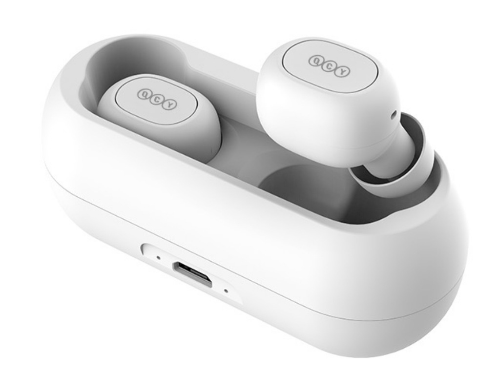 Casti bluetooth QCY T1C White "T1C_W" (timbru verde 0.18 lei)