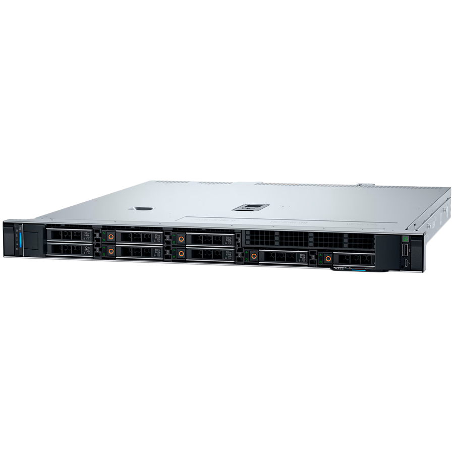 Dell PowerEdge R360 Rack Server,Intel Xeon 6 Performance 6337P 3.5G(6C/12T),32GB,2x960GB SSD SATA RI,1U,Broadcom 5720,PSU(1+1)700W Tit,3Yr "PER360FLEXI1_6337P32G2X960G3.5_E-05" (timbru verde 7 lei)
