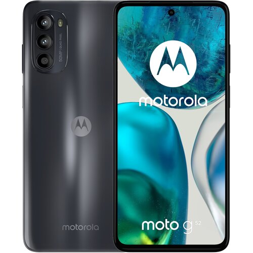 SMARTphone Motorola Moto g52 OLED Dual SIM 128/4GB 5000mAh Charcoal Grey, "PAU70003PL" (timbru verde 0.45 lei)