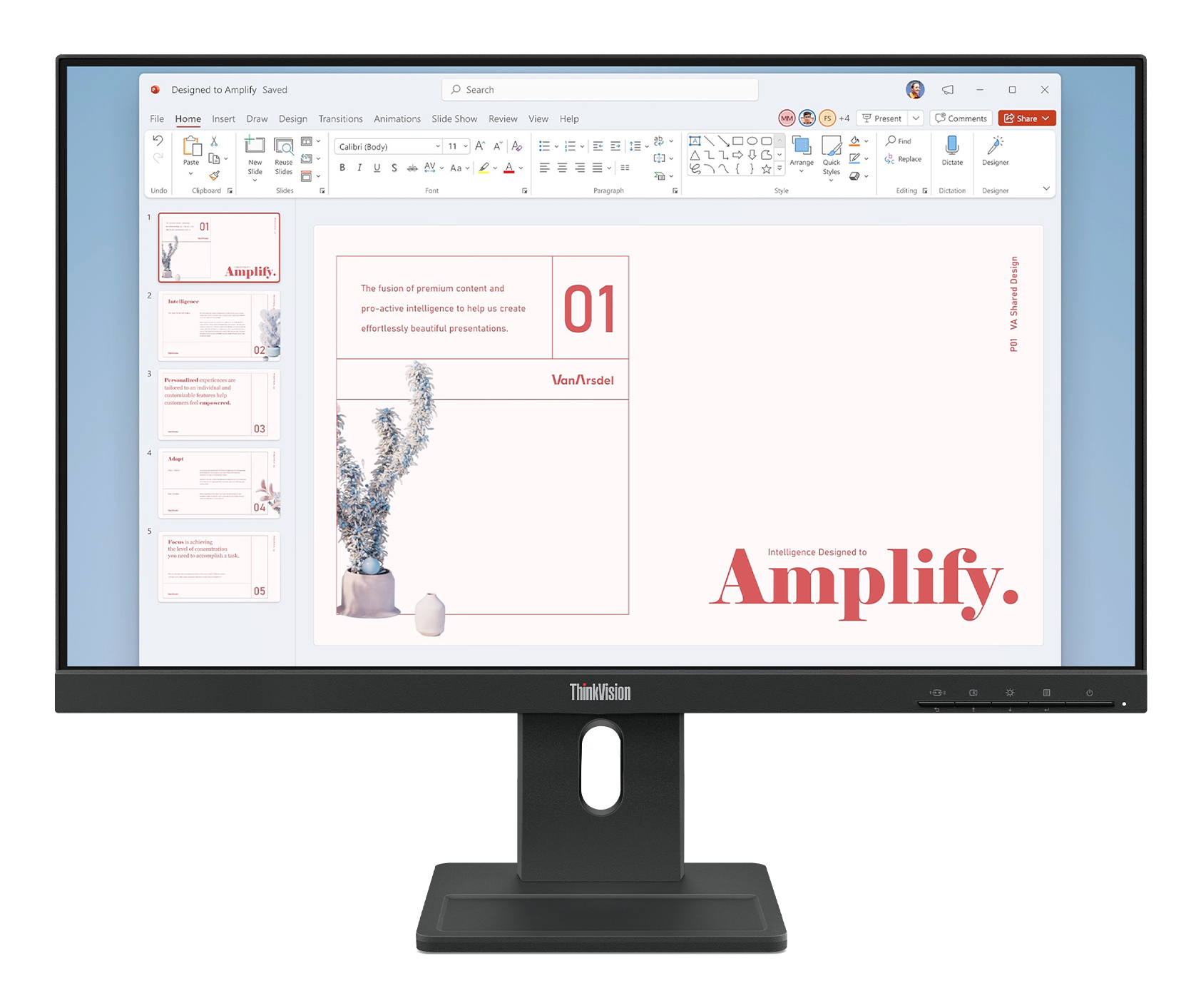 ThinkVision E24-40 23.8" IPS FHD HMDI 3Y "64BAMAT1EU" (timbru verde 7 lei)