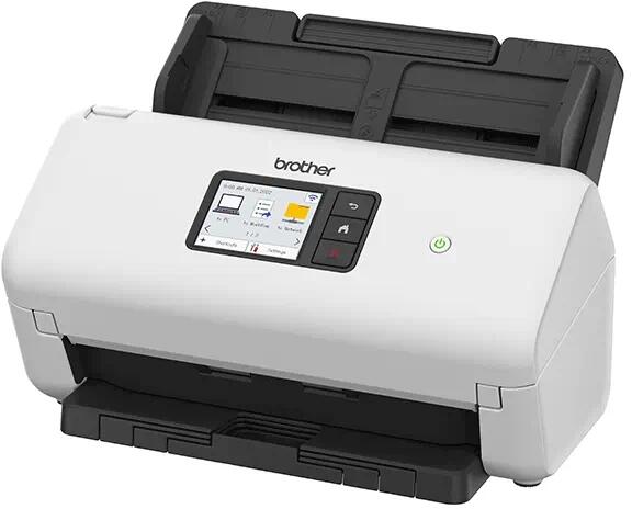 Scanner Desktop BROTHER ADS-4500W, A4, Viteza de scanare duplex: 35ppm/70ipm, Optiuni: , Conectivitate:USB|Retea, Scanare ambele fete:Da, ADF:60coli(timbru verde 4 lei) "ADS4500WTF1"