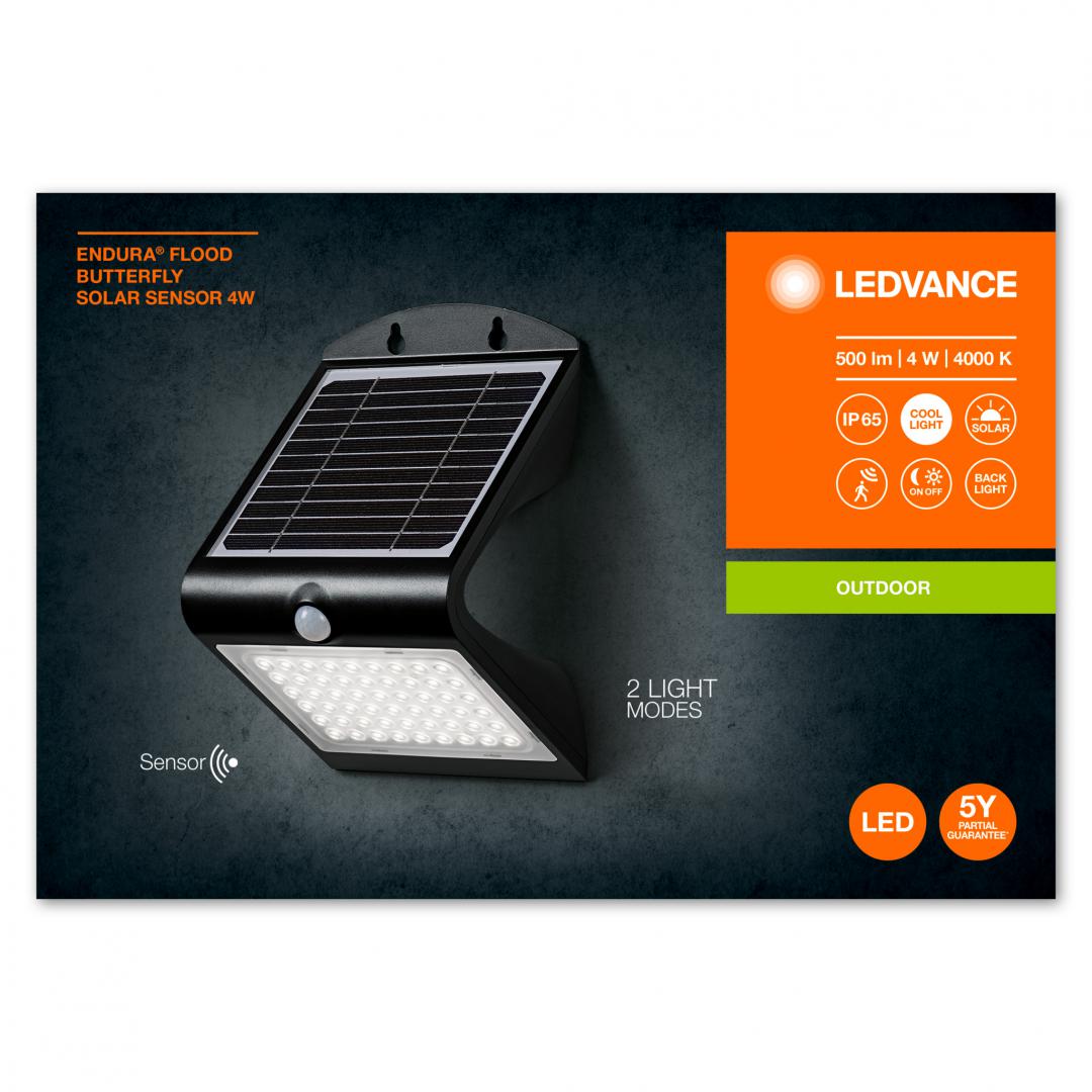 ENDURA FL BUTTERFLY SOL SEN BL8W840LEDV "000004099854089695" (timbru verde 2.00 lei)
