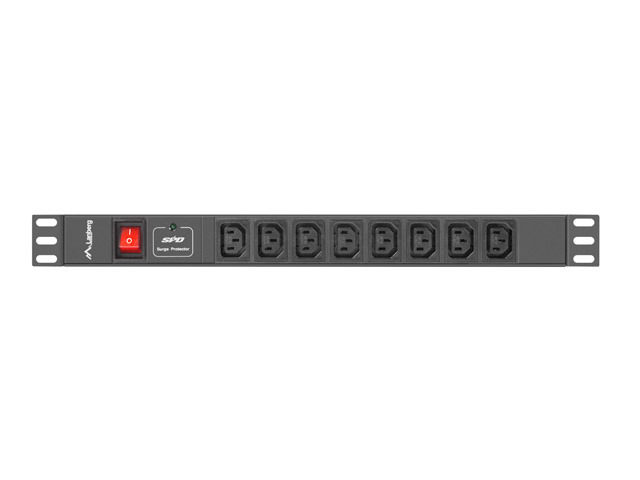 Unitate alimentare PDU 19", 8 prize ng "PDU-08I-0200-C20-BK"
