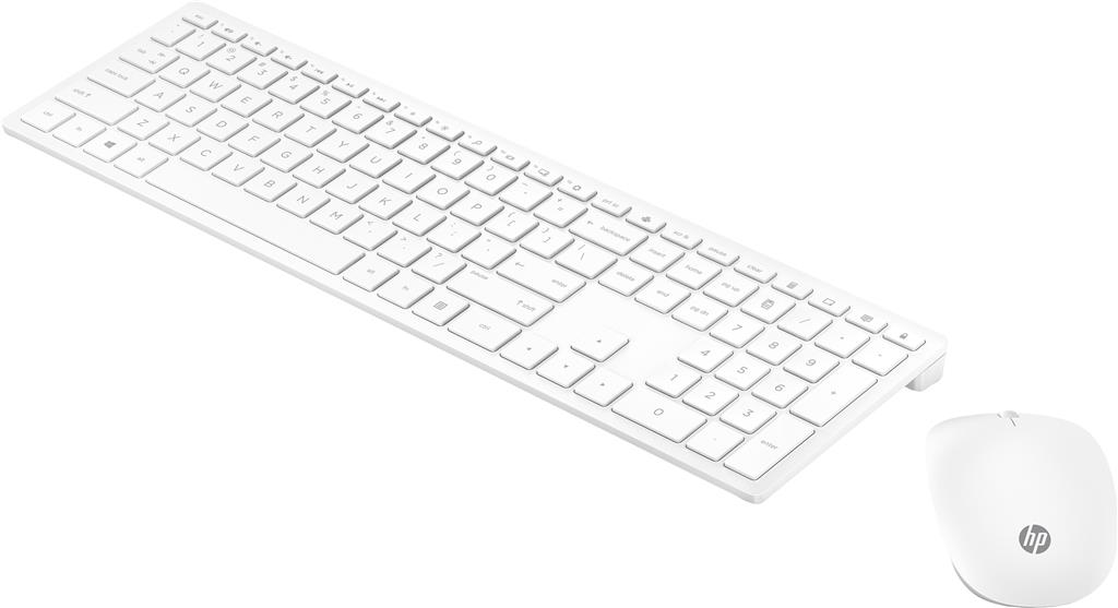 HP Pavilion 800 keyboard RF Wireless White, "4CF00AA" (timbru verde 0.8 lei)