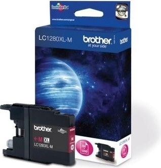 Cartus Cerneala Original Brother Magenta, LC1280XLM, pentru DCP-J525|J725|J925|MFC-J430|J5910|J625|J6510|J6910, 1.2K, (timbru verde 0.15 lei), "LC1280XLM"