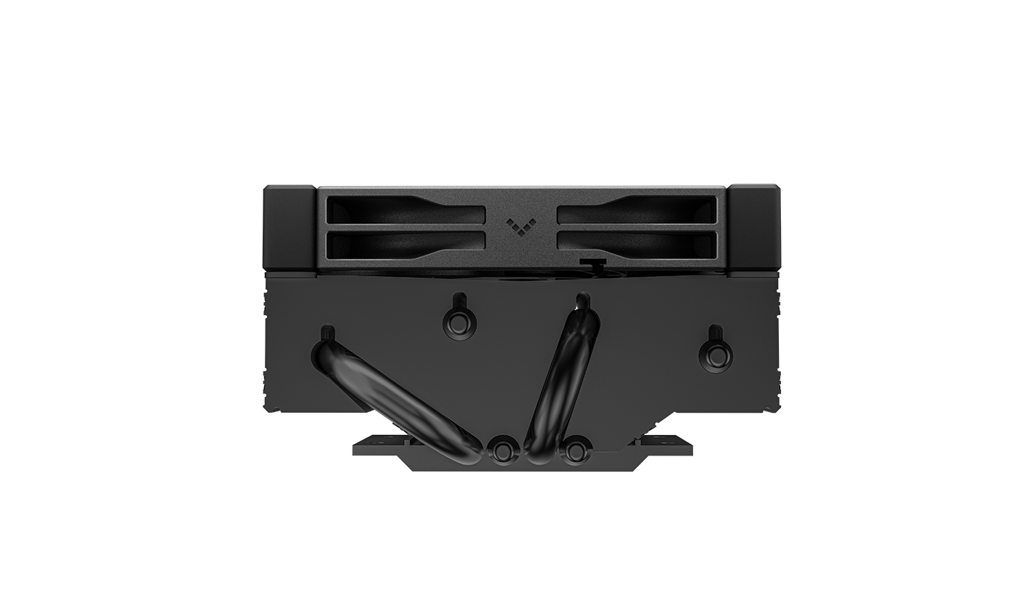 COOLER DeepCool "AN400 BK" skt. Intel si AMD, racire cu aer, vent. 92mm, 500 - 2950 RPM, 4 heatpipies, inaltime 52.5mm, iluminare LED alb,"R-AN400-BKWNMN-G" - imagine 4