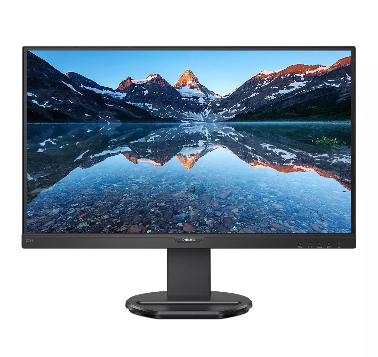 MONITOR PHILIPS 27 inch, Multimedia, IPS, Full HD (1920 x 1080), Wide, 250 cd/mp, 4 ms, HDMI, VGA, DisplayPort, "273B9/00" (timbru verde 7 lei)