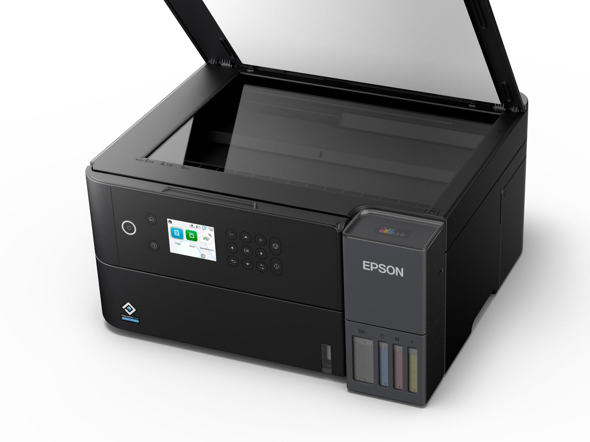 Multifunctional Inkjet CISS Color Epson L6360, A4, Functii: Impr.|Scan.|Cop., Viteza de Printare Monocrom: 33 ppm, Viteza de printare color: 20ppm, Conectivitate:USB|Ret|WiFi, Duplex:Da, ADF:Nu "C11CL42401" - imagine 6