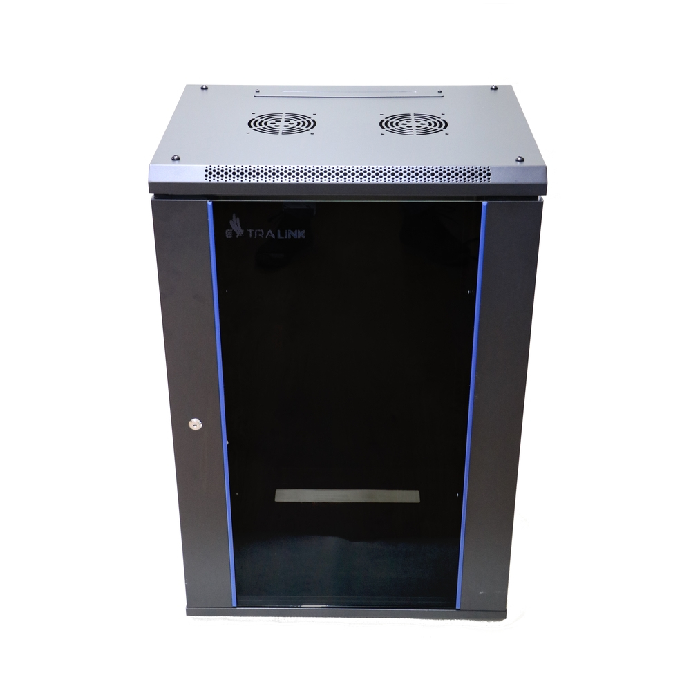 EXTRALINK 18U 600X450 wall-mounted rackmount cabinet black "EX.14367"