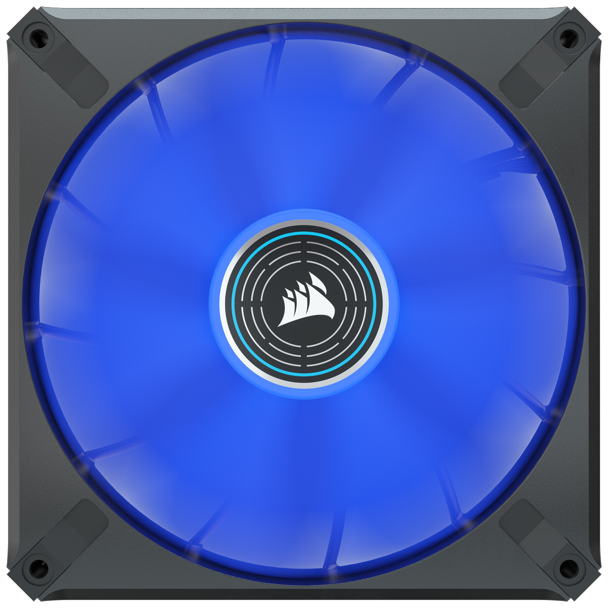 VENTILATOR Corsair, pt carcasa PC, 140 mm, 1600 rpm, LED albastru, 1 ventilator, "CO-9050125-WW"