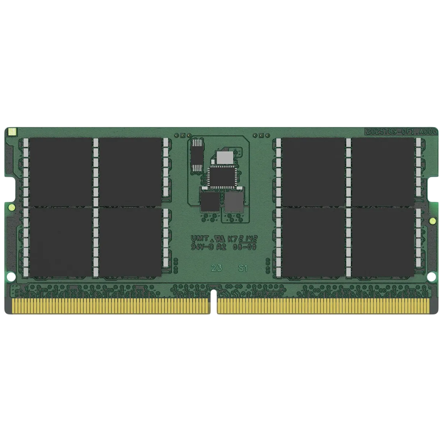 SODIMM Kingston DRAM 32GB 5600MT/s DDR5 Non-ECC CL46 SODIMM 2Rx8 EAN: 740617334036 "KVR56S46BD8-32"