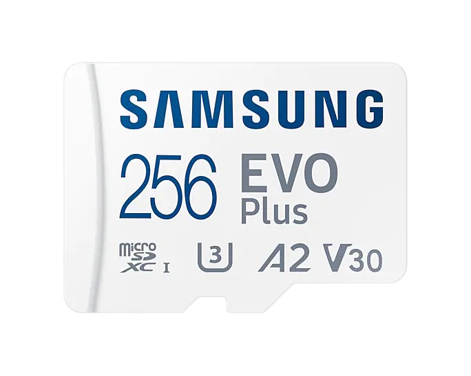 Card memorie Samsung MB-MC256KA/EU, Micro-SDXC, EVO Plus (2021), 256GB, "MB-MC256KA/EU"(timbru verde 0.03 lei)