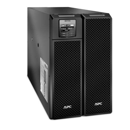 UPS APC, Online, Tower/rack, 8000 W, fara AVR, IEC x 6, display LCD, back-up 11 - 20 min. "SRT8KXLI" (timbru verde 150 lei)