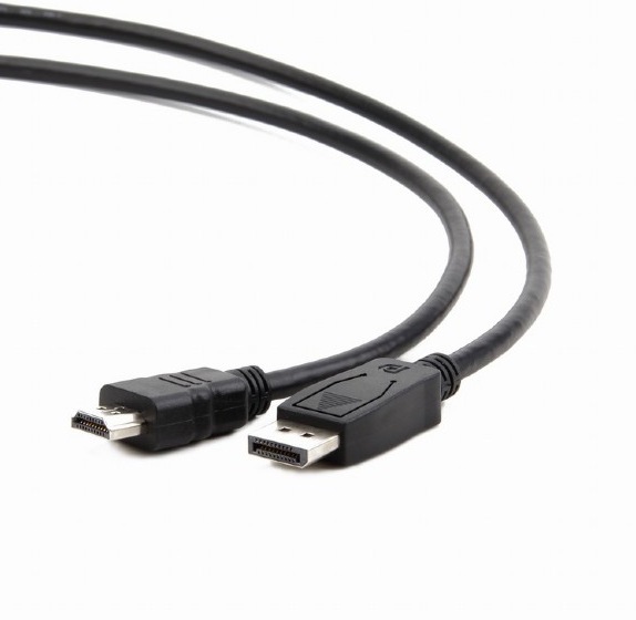 CABLU video SPACER, adaptor DisplayPort (T) la HDMI (T), 4K, 1.8m, Black, "SPC-DP-HDMI-6" (timbru verde 0.8 lei)